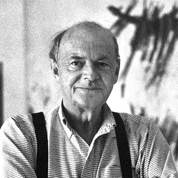 Cy twombly dans son atelier Cy Twombly, L’écriture du geste