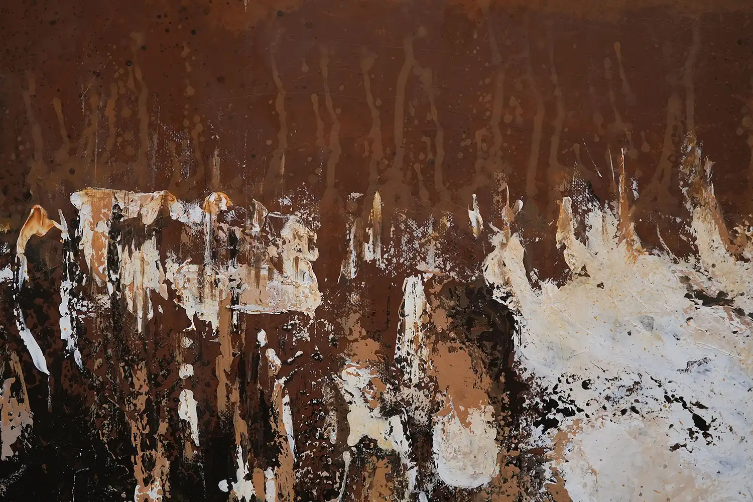 Toile Trace2-peinture contemporaine Detail3